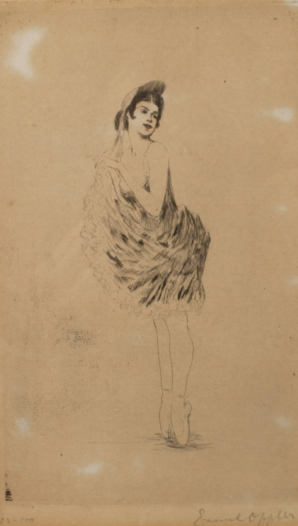 Ernst Oppler, Balletttänzerin