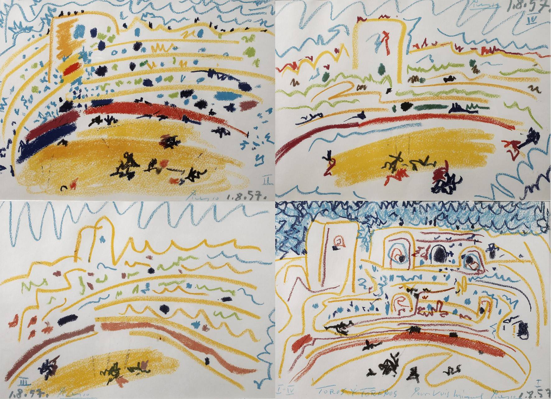 Pablo Picasso, ”Toros-Toreros”