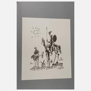 Pablo Picasso, Don Quichotte und Sancho Pansa