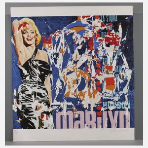 Mimo Rotella, ”Marilyn, Marilyn”