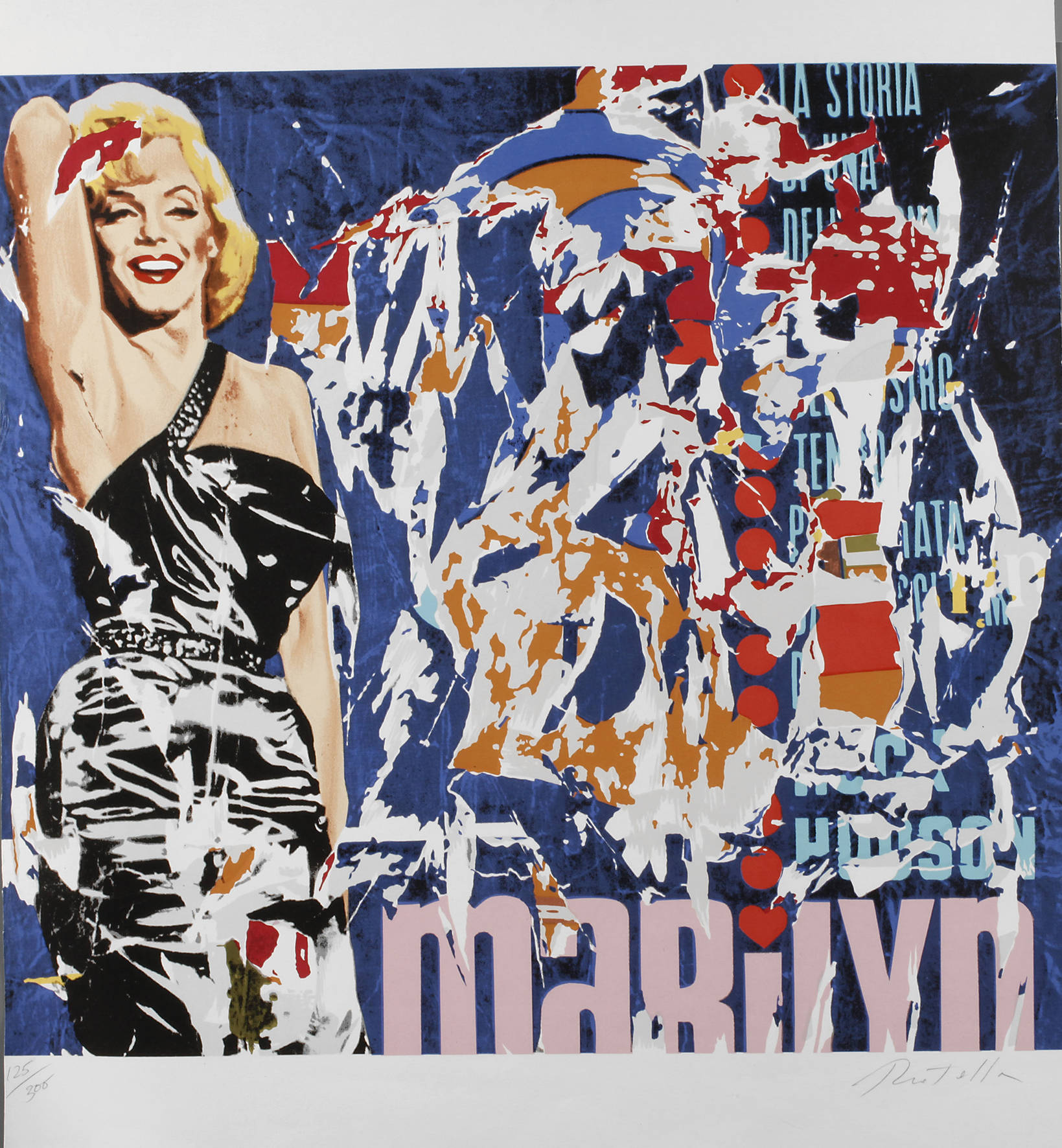 Mimo Rotella, ”Marilyn, Marilyn”
