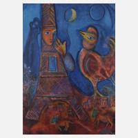 Charles Sorlier, nach Marc Chagall, ”Bonjour Paris”111