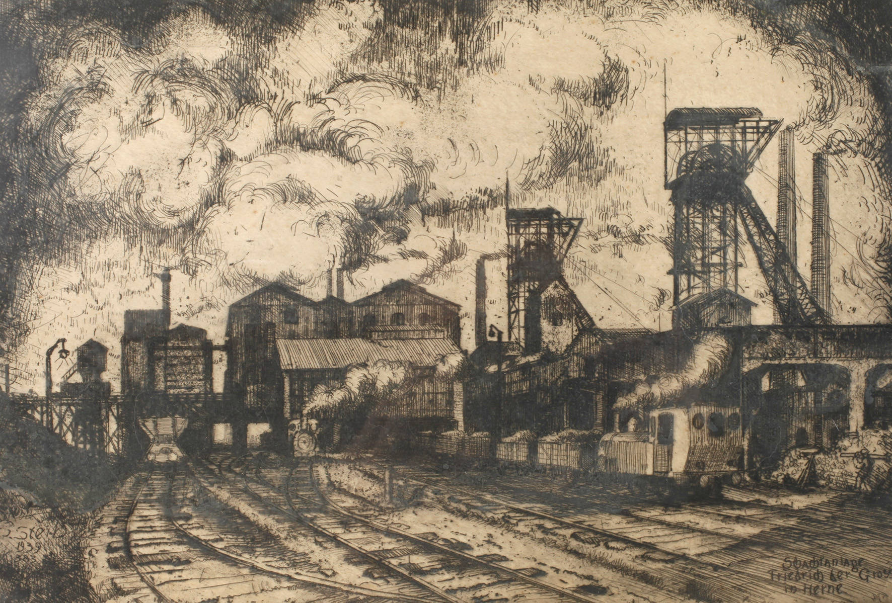 Josef Steib, ”Schacht Friedrich der Große in Herne”