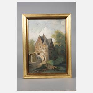 Johann Andreas Harmsen, attr., Jagdschloss