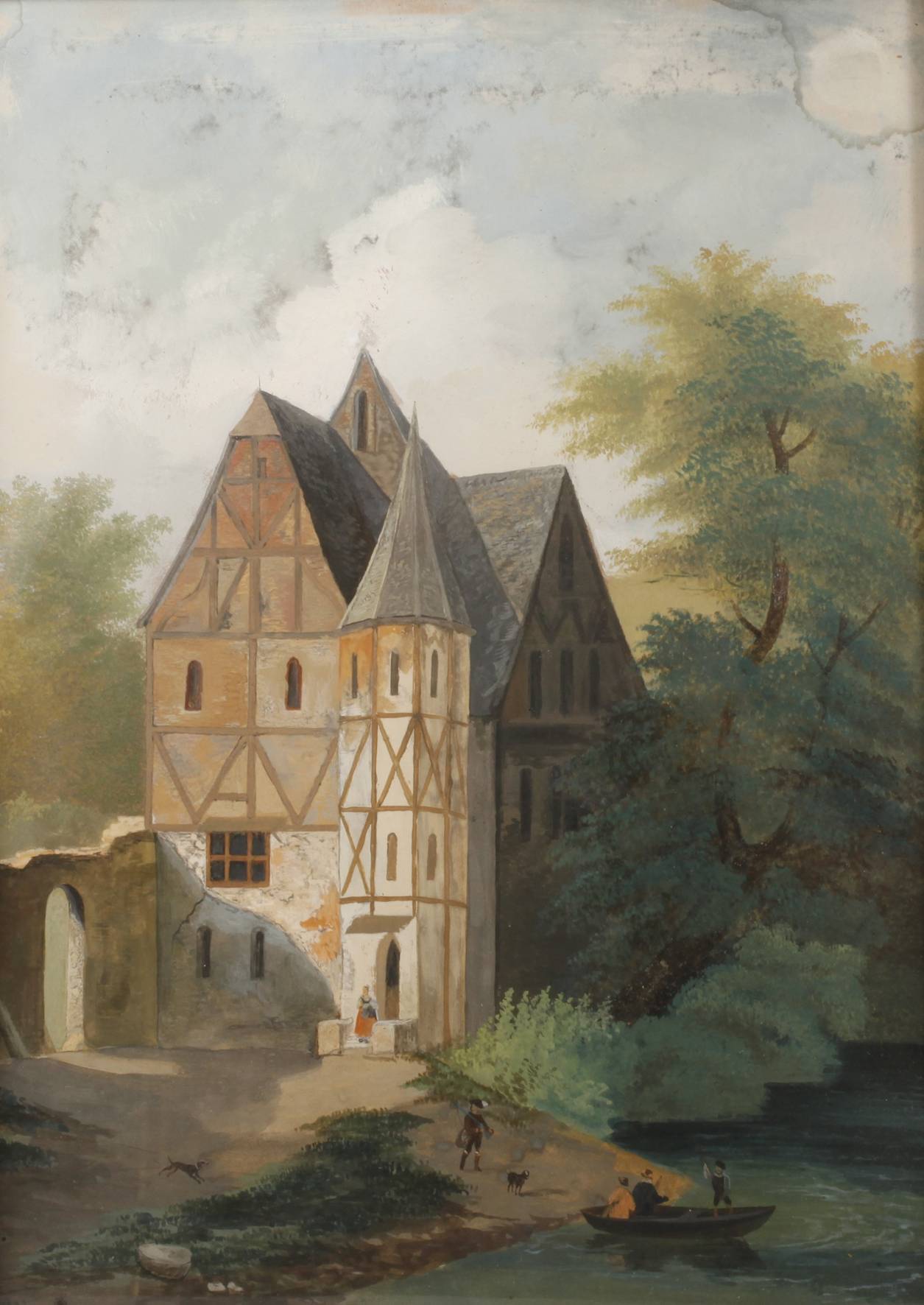 Johann Andreas Harmsen, attr., Jagdschloss
