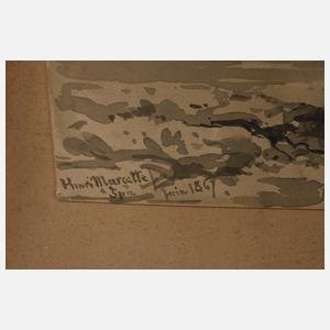 Henri Marcette, Bachlandschaft