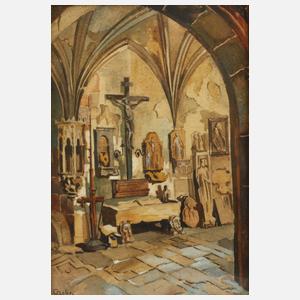 Carl Behr, Kreuzgang im Mainzer Dom