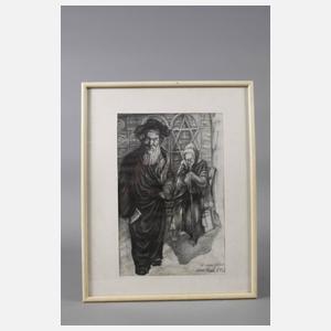 Edward Bialek, Alter Jude mit seiner Frau