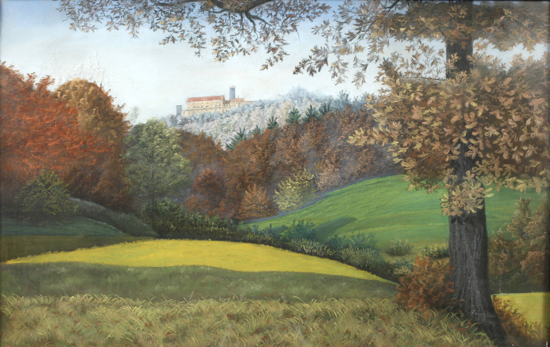 Prof. Berthold Paul Förster, attr., Wartburgansicht