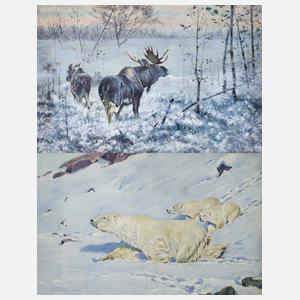 H. Funk, Zwei Tierdarstellungen