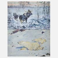 H. Funk, Zwei Tierdarstellungen111