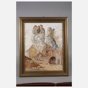 Alfred Hanf, Felsenburgen in Tüchersfeld