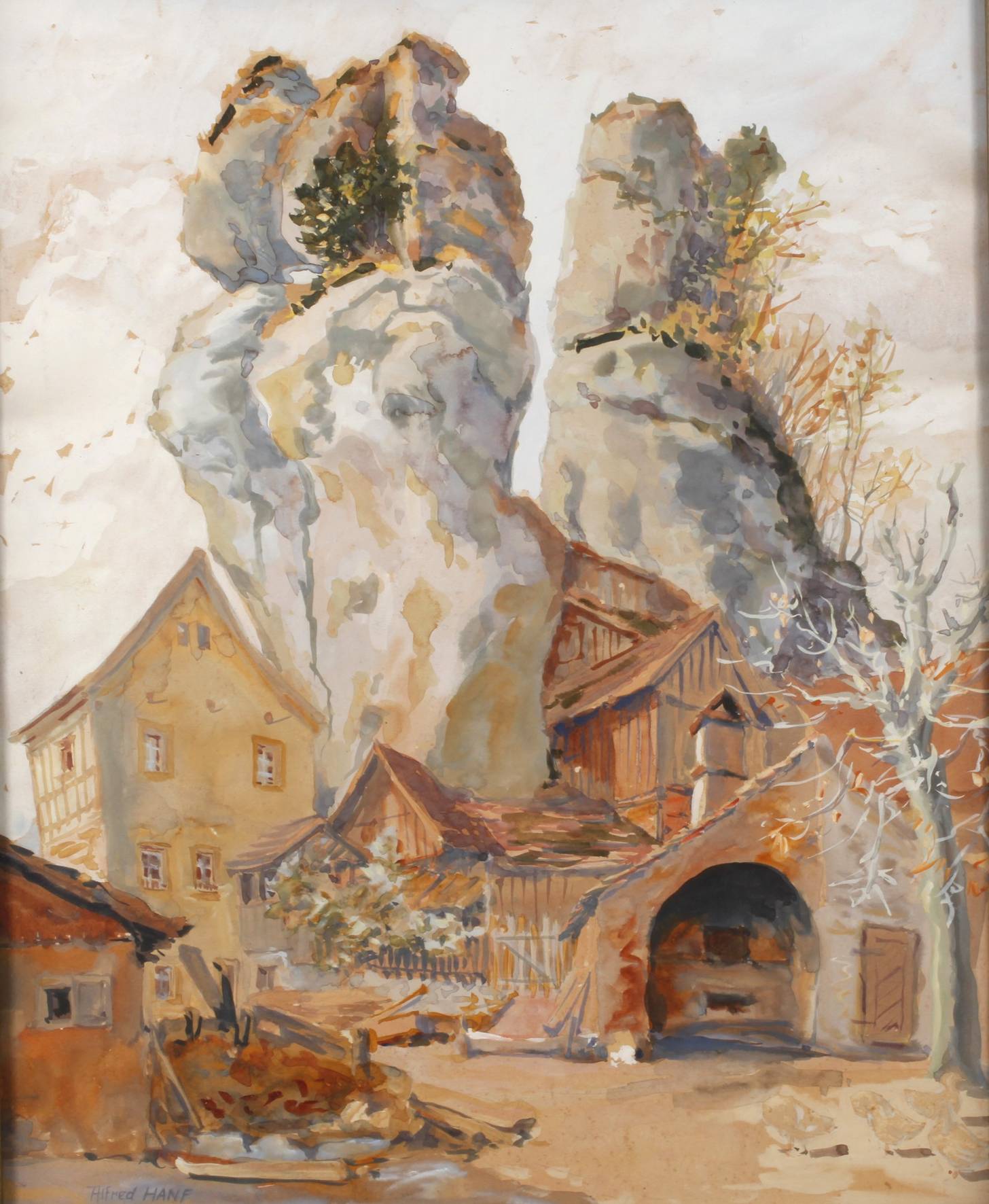 Alfred Hanf, Felsenburgen in Tüchersfeld