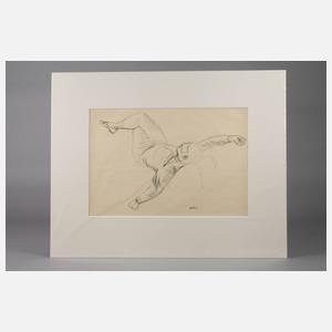 Prof. Karl Hubbuch, Liegender