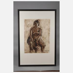 Bruno Krauskopf, Sitzender weiblicher Akt