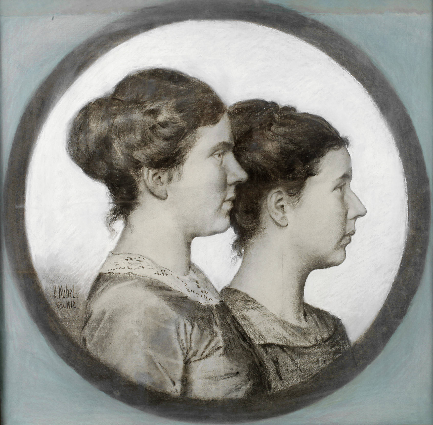 Otto Kubel, Doppelportrait