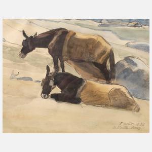 Marguerite Reutter-Junod, ”Die beiden Muli”