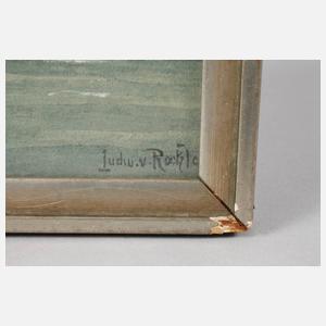 Prof. Ludwig von Rössler, Mittelalterliche Stadtansicht