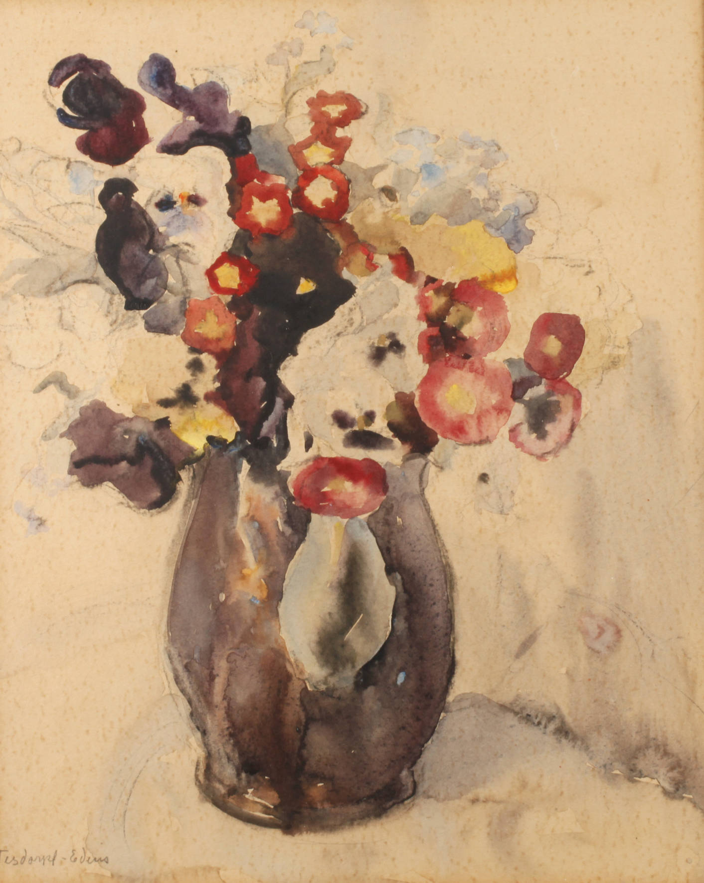 Ilse Tesdorpf-Edens, Blumenstillleben