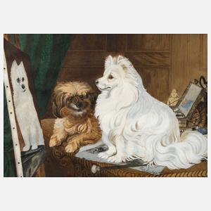 J. Ealé Beak, Hunde im Atelier