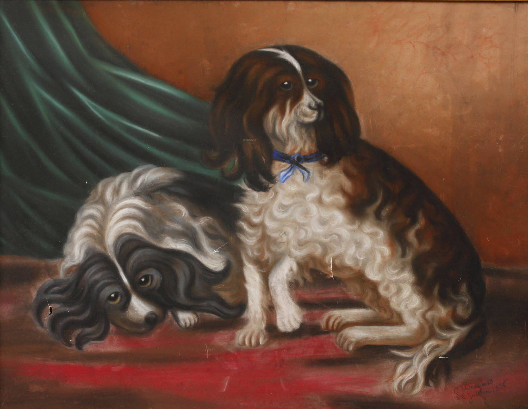 C. Besnard, Hundepärchen