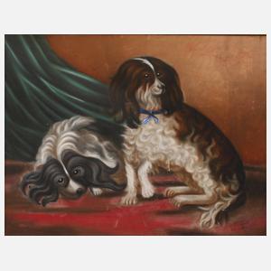 C. Besnard, Hundepärchen