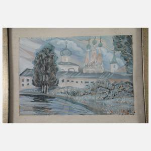 Konvolut Aquarelle Russland