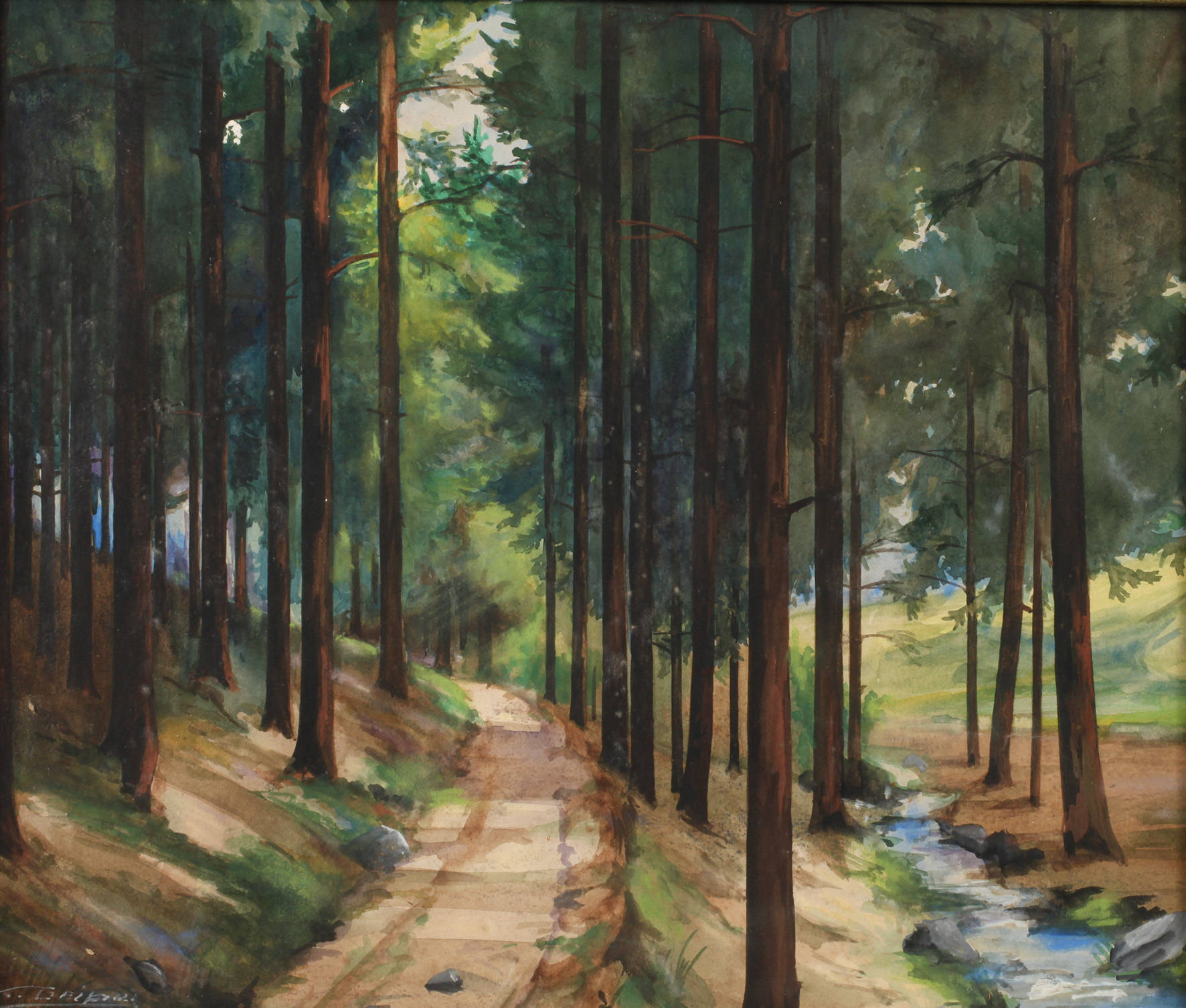 Kurt Geipel, Im Wudelgrund bei Rheinsdorf