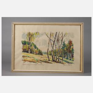 Johannes Hess, ”Vogtländische Landschaft – Vorfrühling”