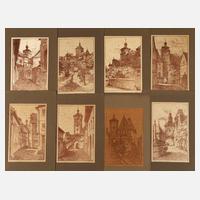 Paul Kreher, Acht Ansichten von Rothenburg ob der Tauber111