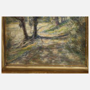 Walter Löhner, Sonniger Waldweg