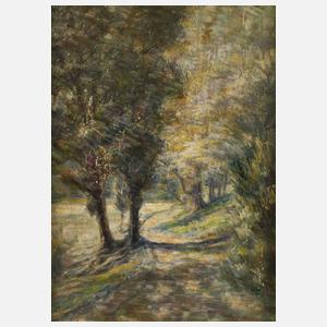 Walter Löhner, Sonniger Waldweg