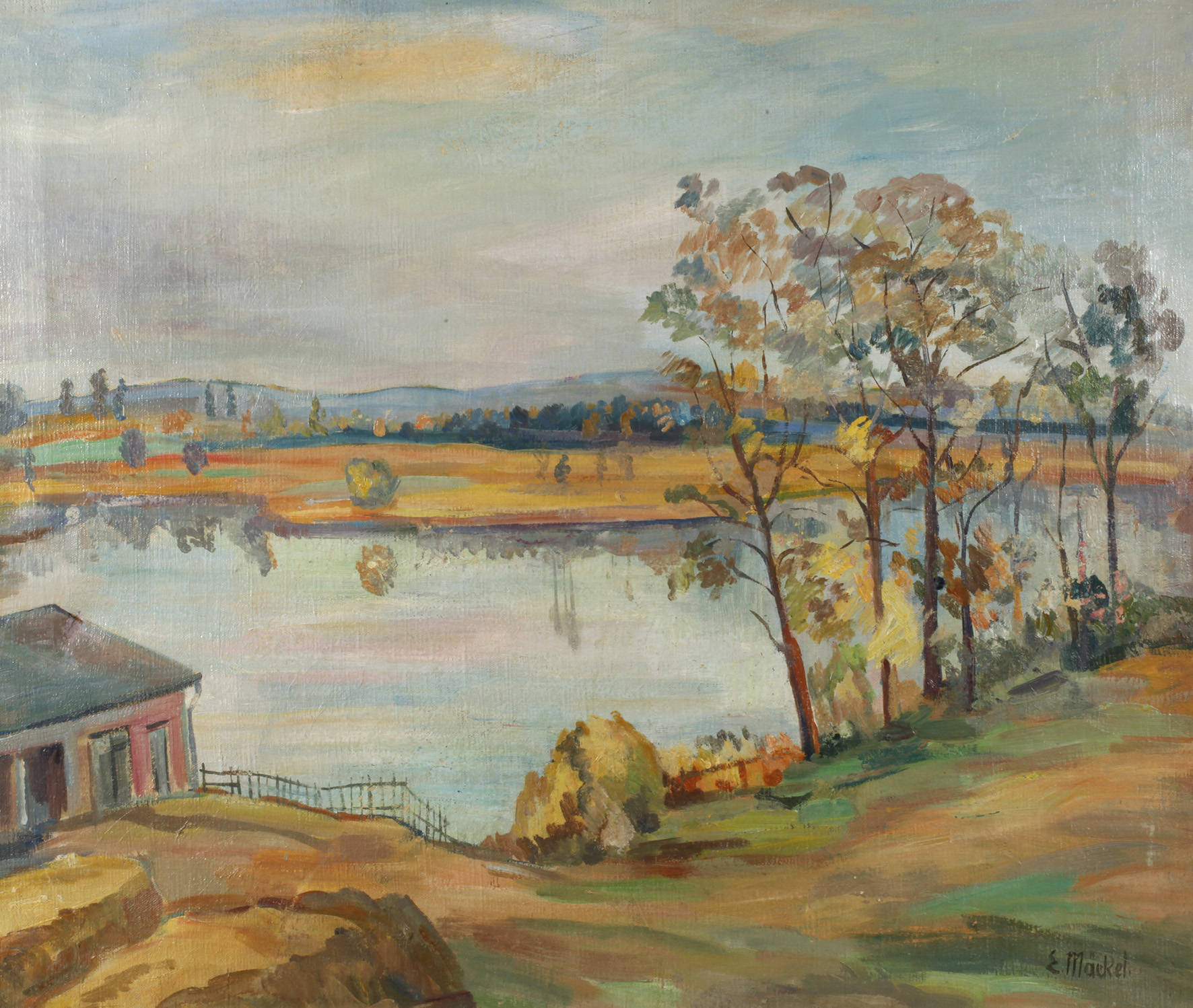 Elfriede Mäckel, Spätsommer am See