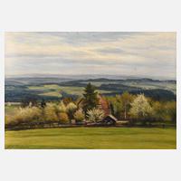 Albin Schlehahn, Frühlingshafte Vogtlandlandschaft111