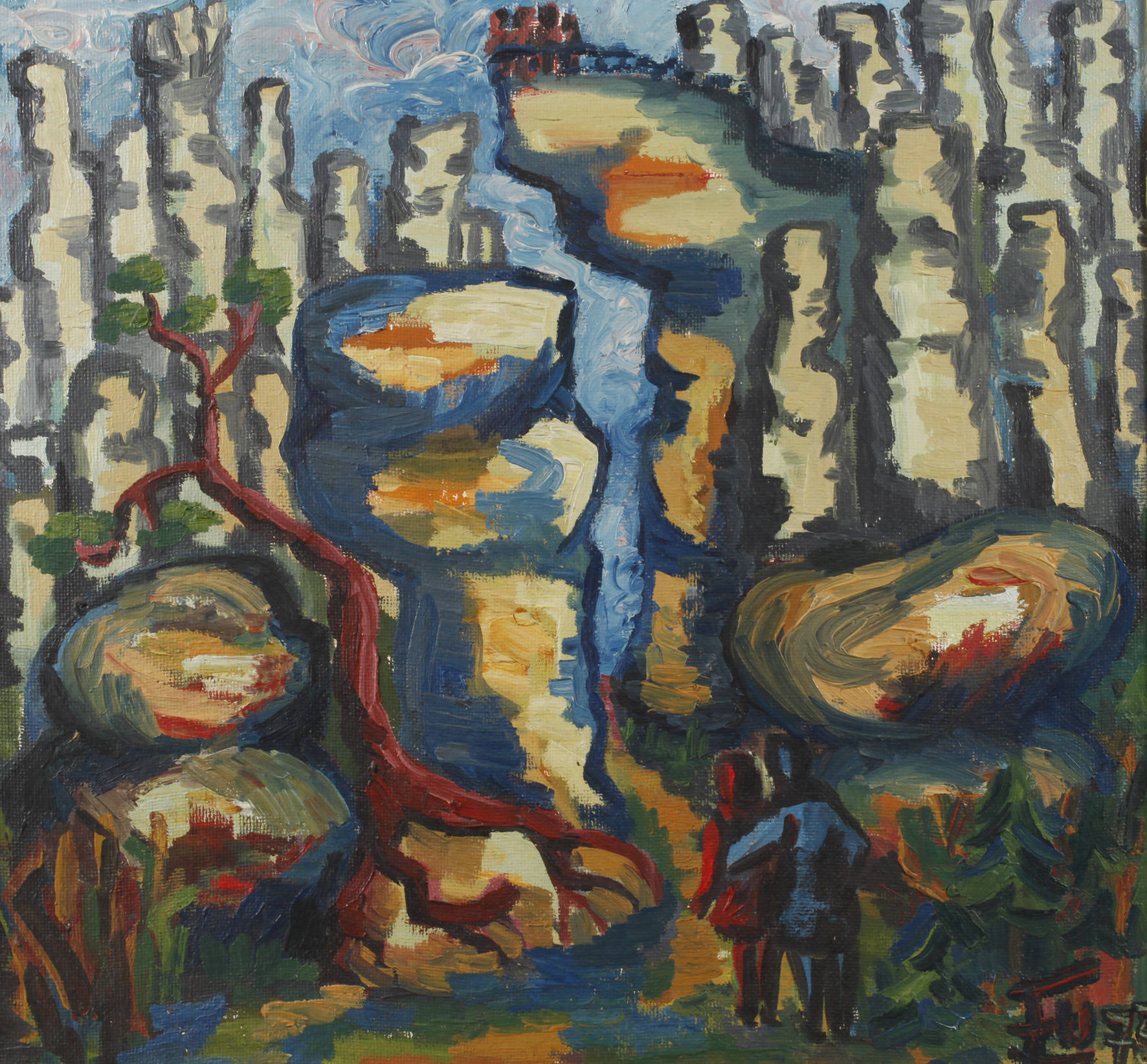 Ursula Somorowski, Im Elbsandsteingebirge