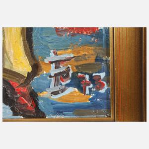 Ursula Somorowski, Mann mit Zeitung