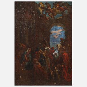 Barocke Weihnachtsszene