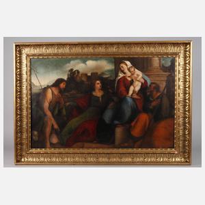 Heilige Familie mit Johannes und Elisabeth