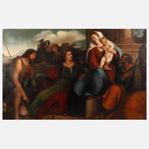 Heilige Familie mit Johannes und Elisabeth