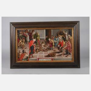 ”Die Fußwaschung” nach Lambert Lombard