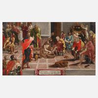 ”Die Fußwaschung” nach Lambert Lombard111