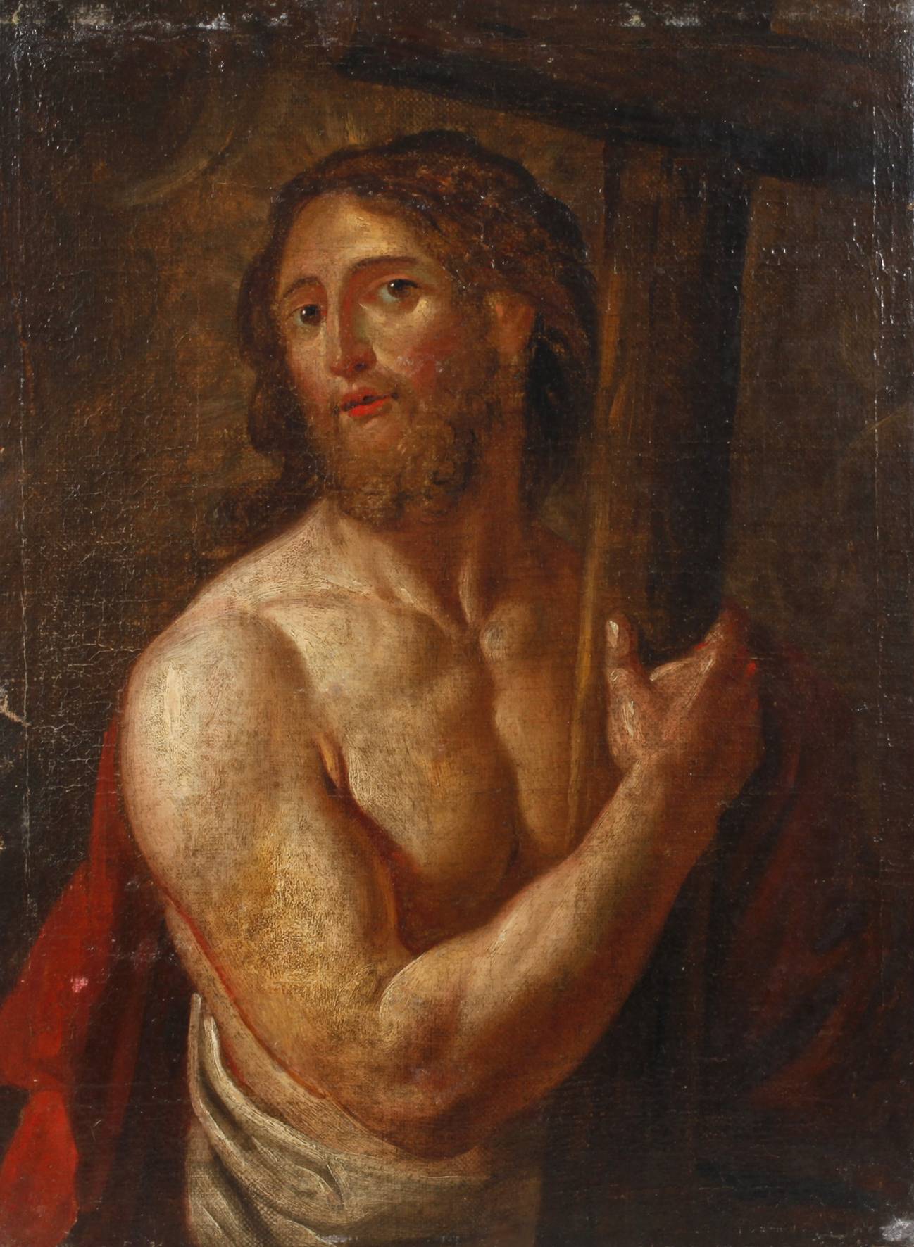 Kreuz tragender Jesus
