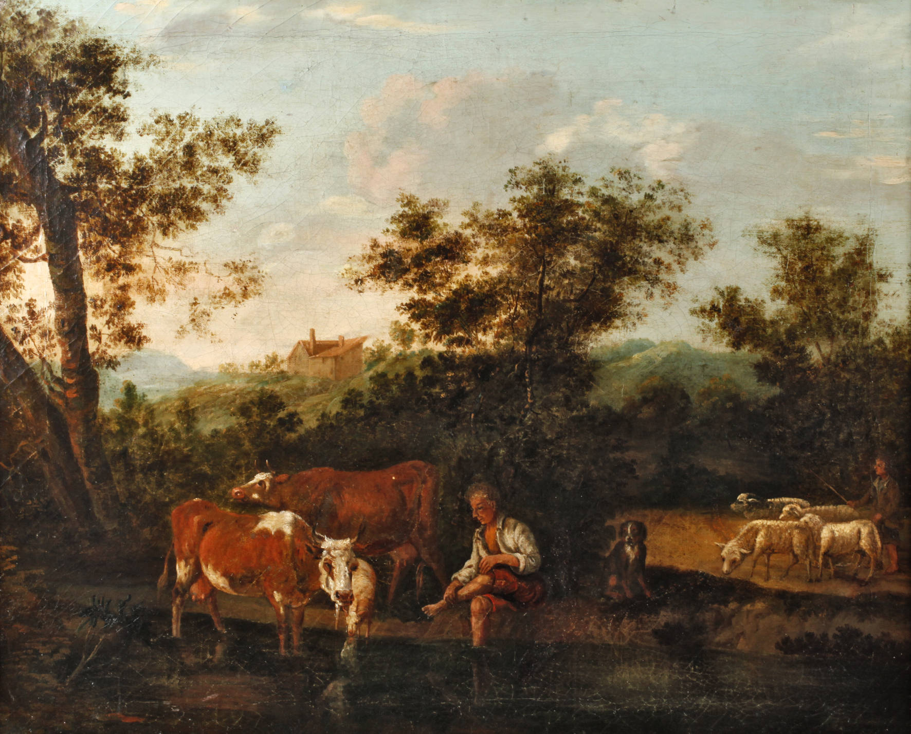 Barocke Hirtenlandschaft