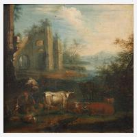 Hirten vor Kirchenruine111