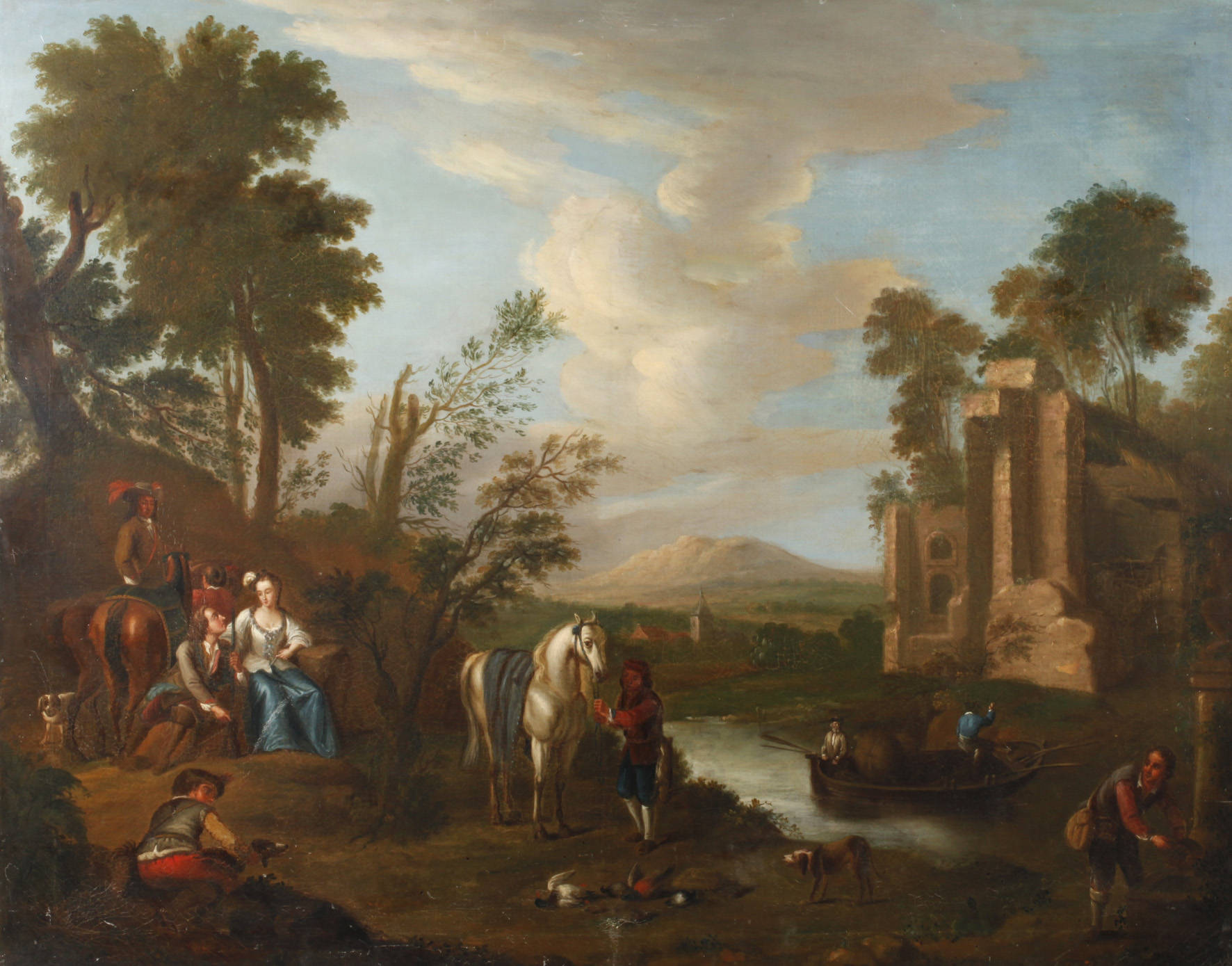 Barocke Jagdgesellschaft