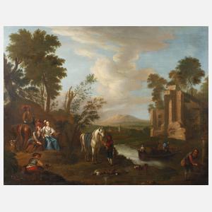 Barocke Jagdgesellschaft