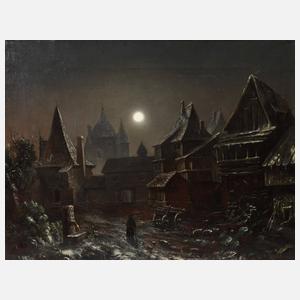 A. Altmann, Nächtliche Stadtlandschaft