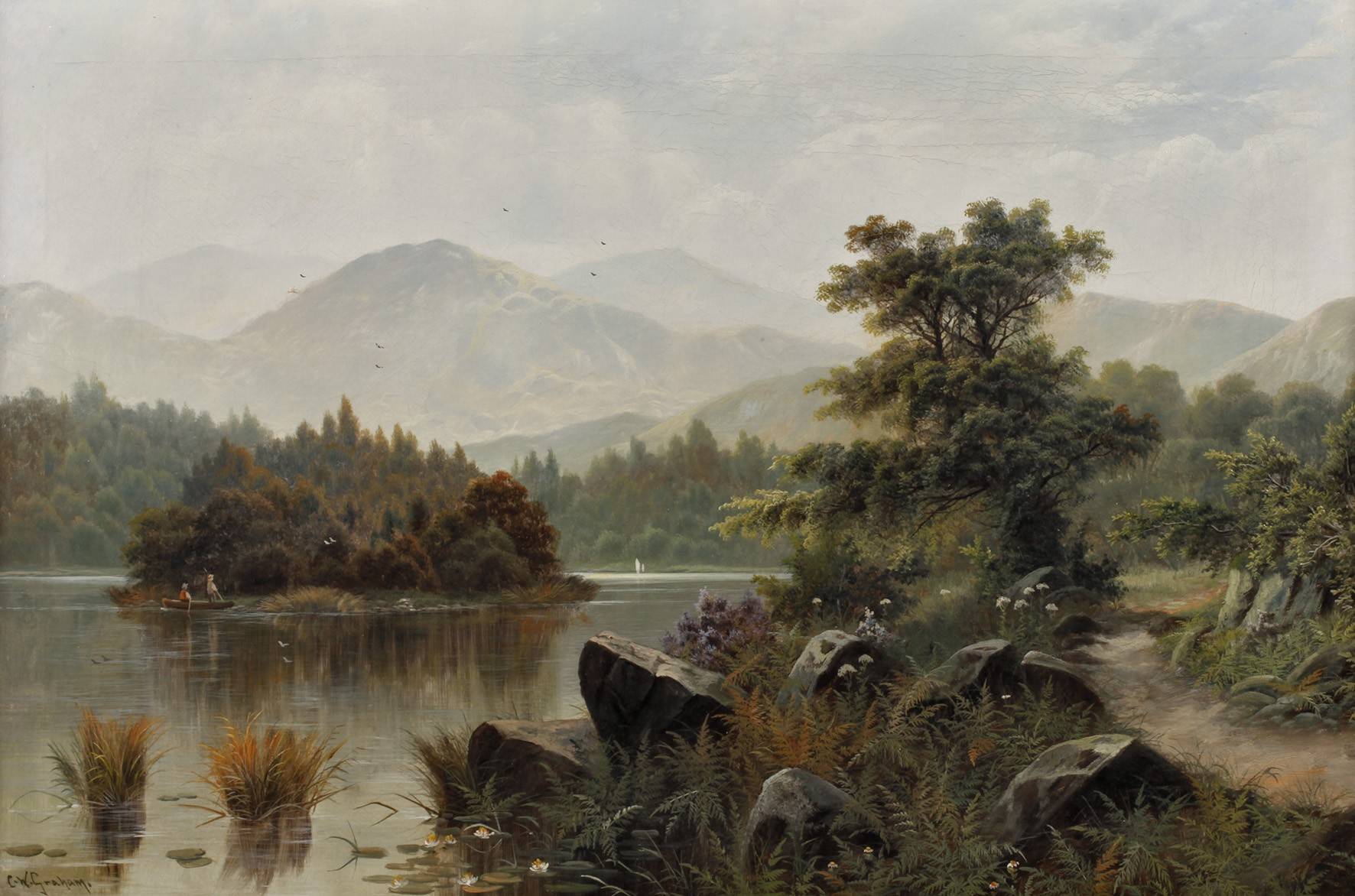 C. W. Graham, See im Gebirge