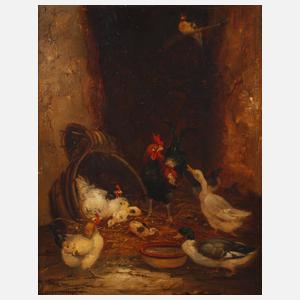 Claude Guilleminet, Federvieh im Stall