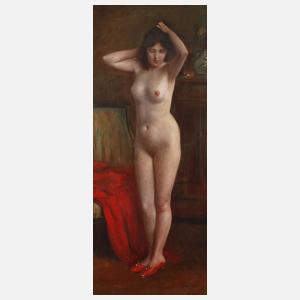 Heinrich Jakesch, Stehender Frauenakt